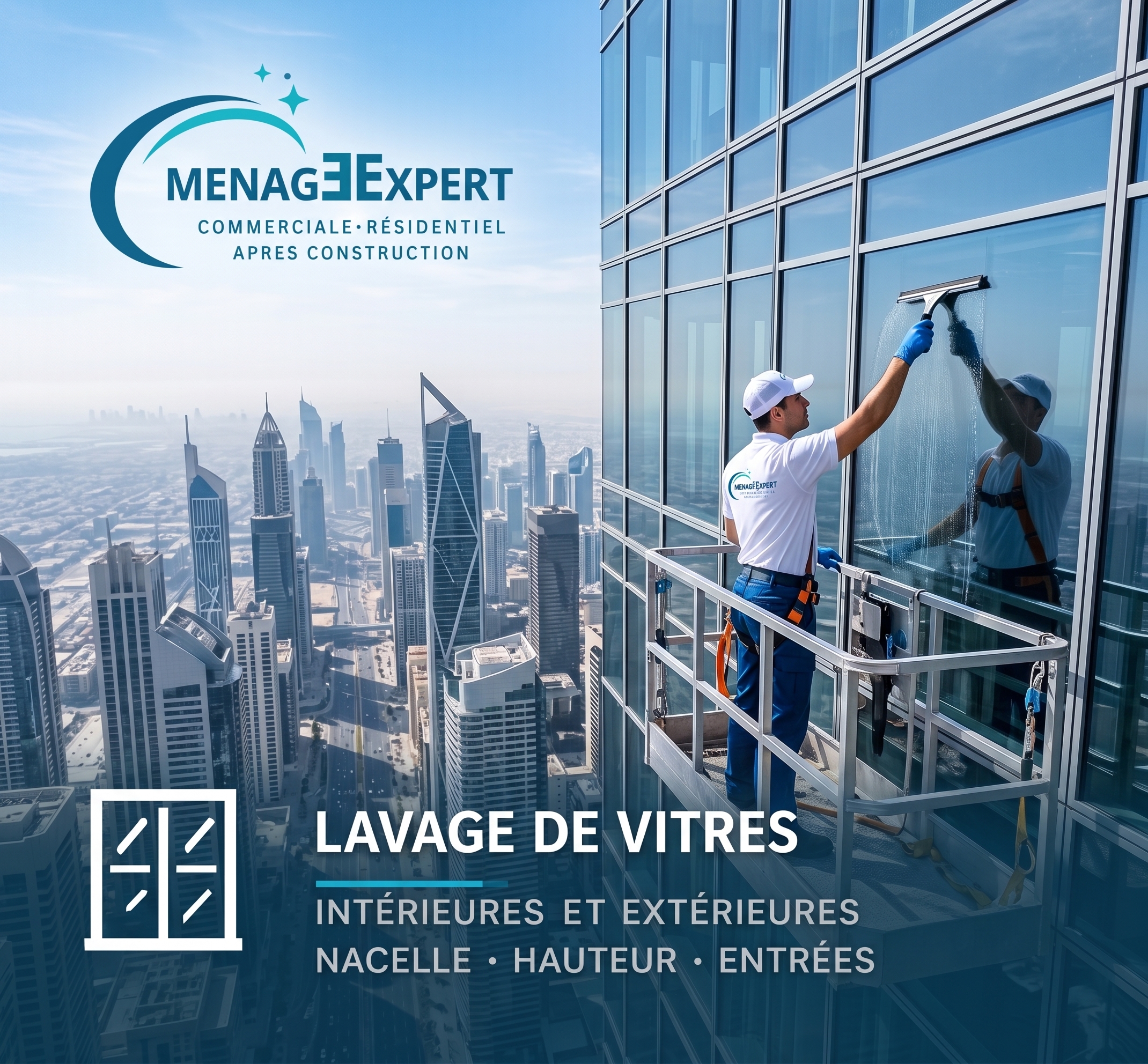 Lavage de Vitres